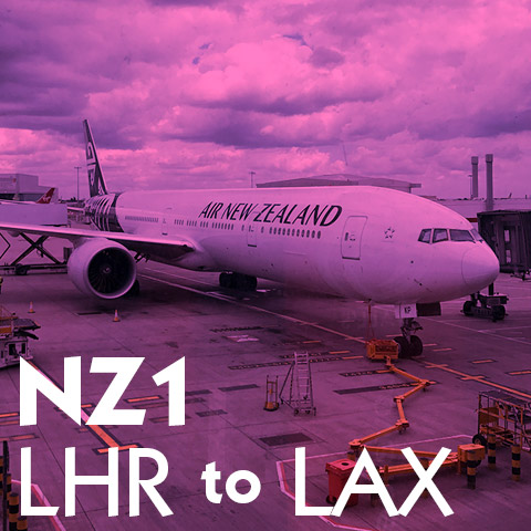 Flight Report Air New Zealand NZ1 LHR London Heathrow LAX Los Angeles Premium Economy Review