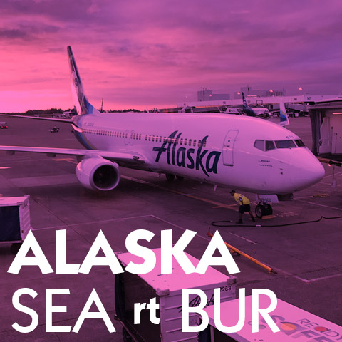 Flight Report Alaska Airlines BUR Burbank SEA Seattle Rolling Report Review