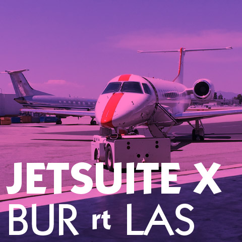 JetSuiteX BUR-LAS Embraer 135