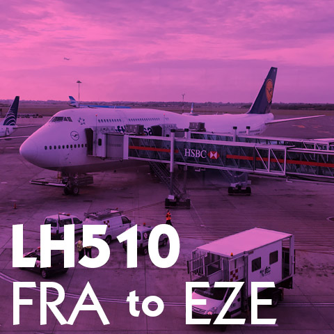 Review Lufthansa LH510 - FRA Frankfurt EZE Buenos Aires First Class Report