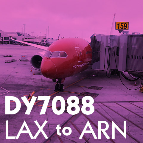 Flight Report Norwegian Air Shuttle DY7088 LAX Los Angeles ARN Stockholm Economy Review