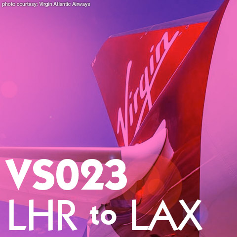 Review Virgin Atlantic VS023 LHR LAX Economy Report