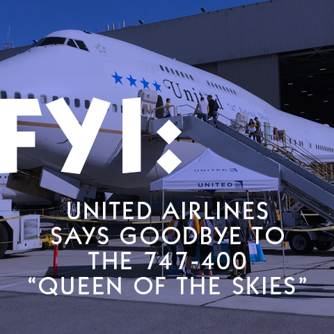 United Airlines says goodbye to the 747-400