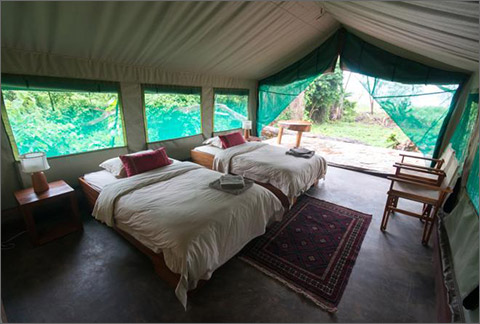 Ruzizi Tented Lodge Lake Ihema in Rwanda Akagera National Park