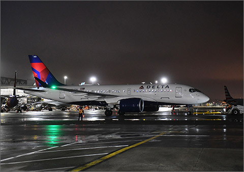 Delta’s Airbus A220-100 in First Class From Dallas to New York