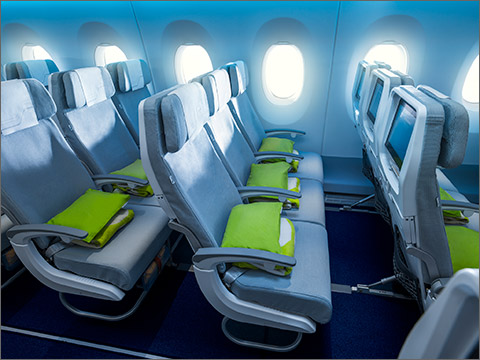 Finnair Airbus A350-900 XWB Economy Class
