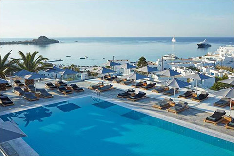 Myconian Ambassador Relais & Chateaux Hotel Platis Gialos Destination Mykonos Greece Preferred and Recommended Hotel and Lodgings 
