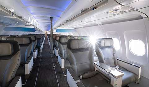 Alaska Airlines the new cabin
