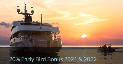 Aqua Expeditions 20% Early Bird Bonus 2021 & 2022