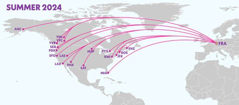 North American Cities served by Condor