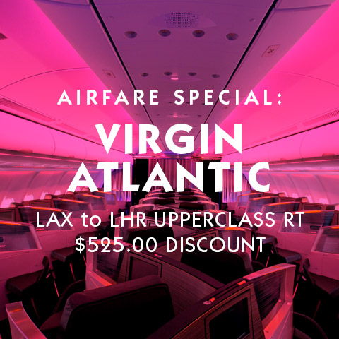 Airfare-Special Virgin Atlantic LAX-LHR Business Discount 