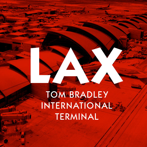 Overview of LAX Tom Bradley International Terminal