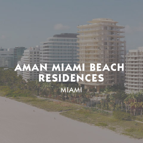 Aman Miami Beach Residences Luxury Boutique Hotel Resort information page Thom Bissett Travel Private Client Luxury Travel