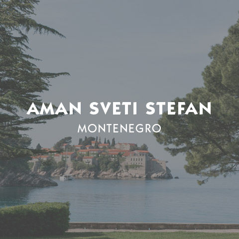 Aman Sveti Stefan Luxury Hotel and Resort information page
