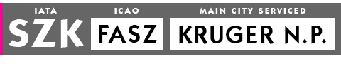 SZK Skukuza Airport Data and Overview and Basic Information Page