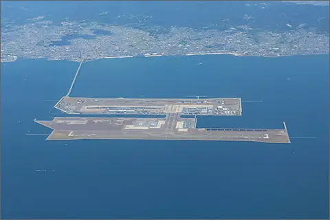 KIX Kansai International Airport Osaka Kyoto Japan Overview and Basic Information Page