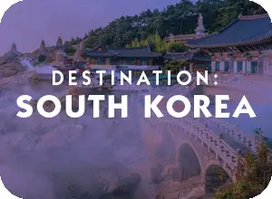 Destination South Korea General Information Page and travel assistance