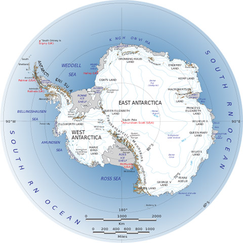 The ultimate destination is Antarctica