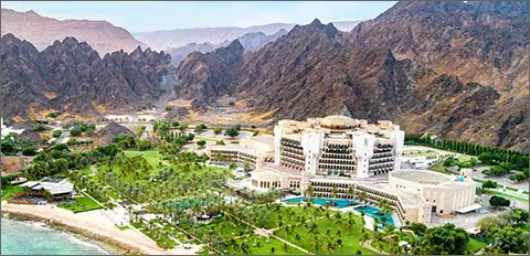 Al Bustan Palace a Ritz-Carlton Hotel The Best Hotel in Muscat Oman Preferred and Recommended Hotel and Lodgings 