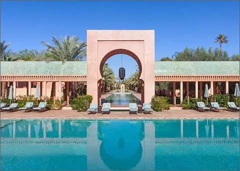 Amanjena Marrakech Morocco The Best Hotels and Resorts in the world Thom Bissett Travel Private Client Luxury Travel