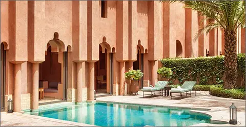 Amanjena Marrakech Morocco The Best Hotels and Resorts in the world Thom Bissett Travel Private Client Luxury Travel