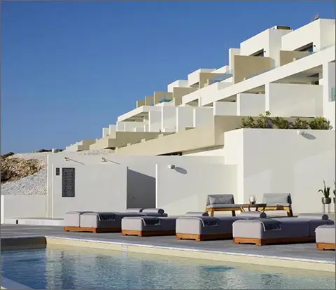 Domes White Coast Milos The Best Hotel in Greek Aegean Sea Preferred and Recommended Hotel and Lodgings 